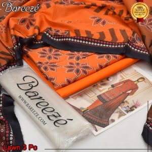 Bareeze Lawn 2025 Un-stitched Suit
