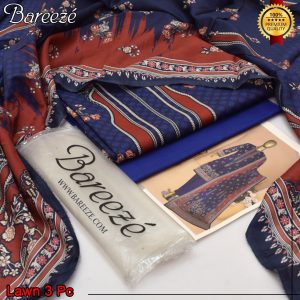 Bareeze Lawn 2025 Un-stitched Suit