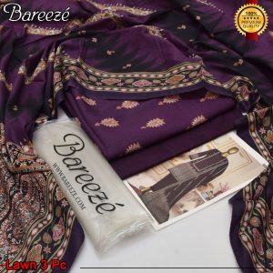 Bareeze Lawn 2025 Un-stitched Suit